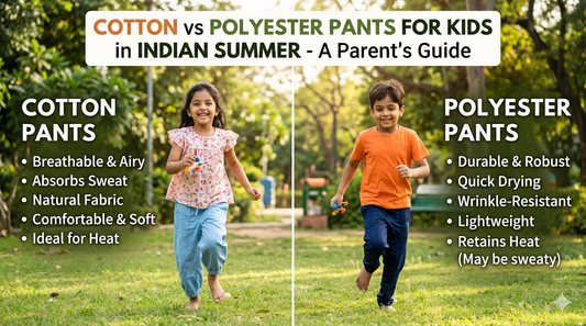 Cotton vs Polyester Pants for Kids in Indian Summer — A Cotton vs Polyester Pants for Kids in Indian Summer — A Manufacturer Explains