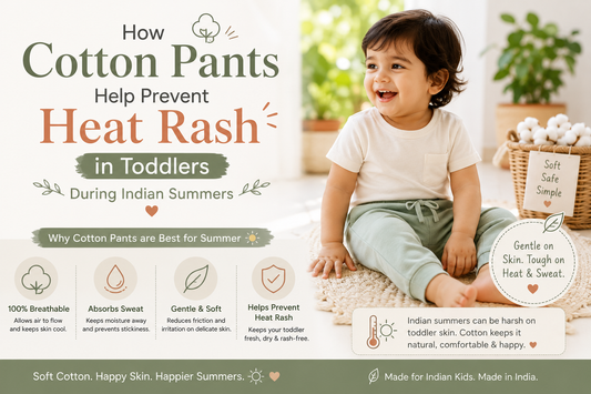 How Cotton Pants Help Prevent Heat Rash in Toddlers During Indian Summers