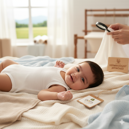 Dermatologist-Approved: The Ultimate Fabric Guide for Babies with Sensitive Skin.