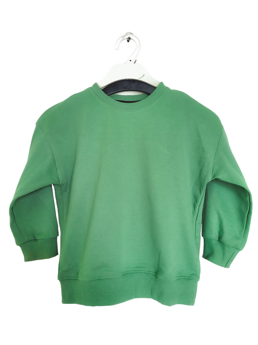 Whispering Pines Green Sweatshirt Top for Kids – Gozi