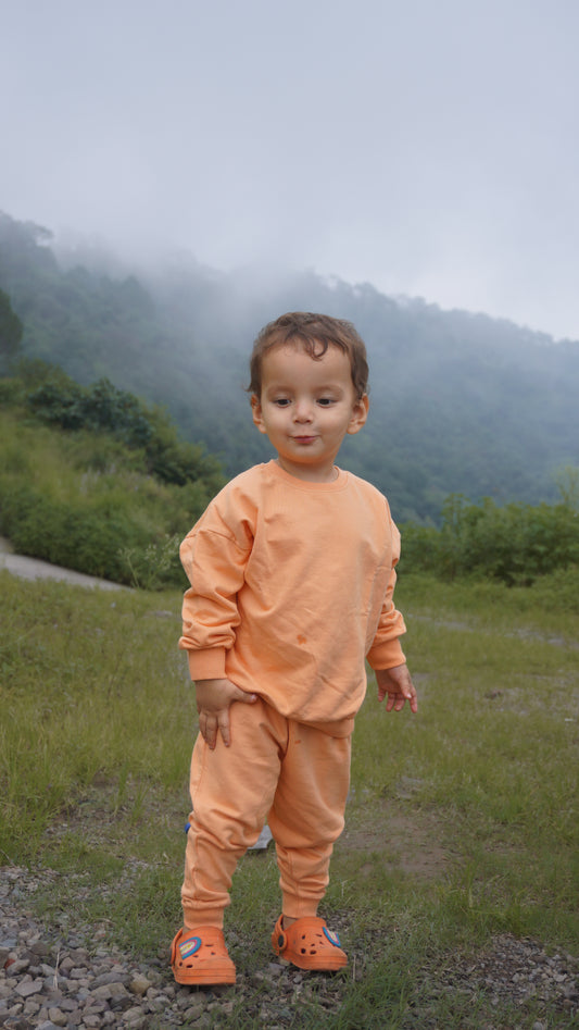 Sunrise Sorbet 2 Piece Sweatshirt and Jogger Set For Baby Boys and Girls