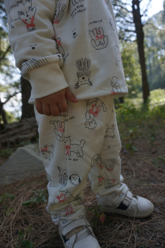 Furry Friends Set- Fleeced 2 Piece Sweatshirt set for Boys & Girls