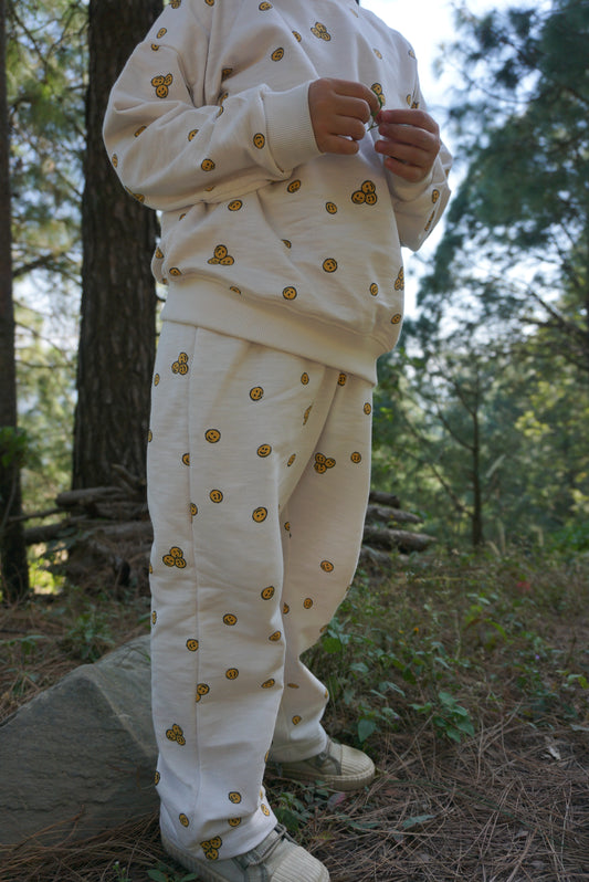 Smiley Sunshine 2 Piece Sweatshirt set for Boys & Girls