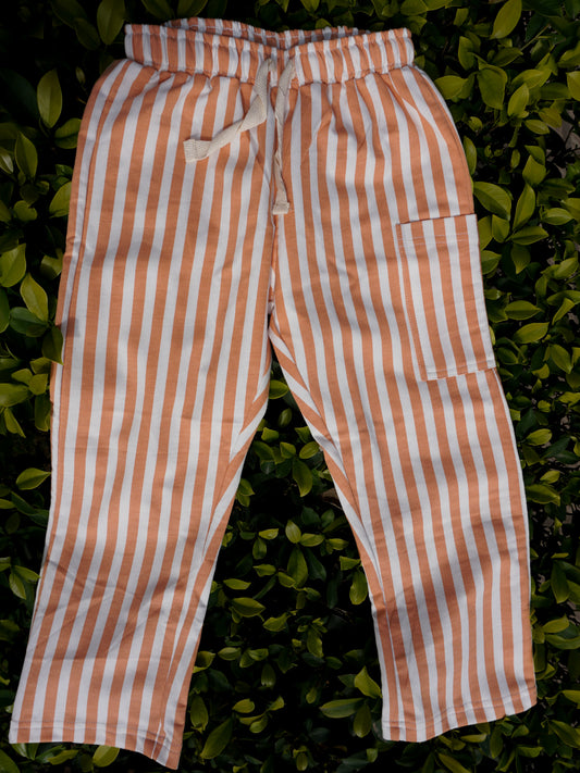 Toffee Twist Pocket Pants For Boys & Girls