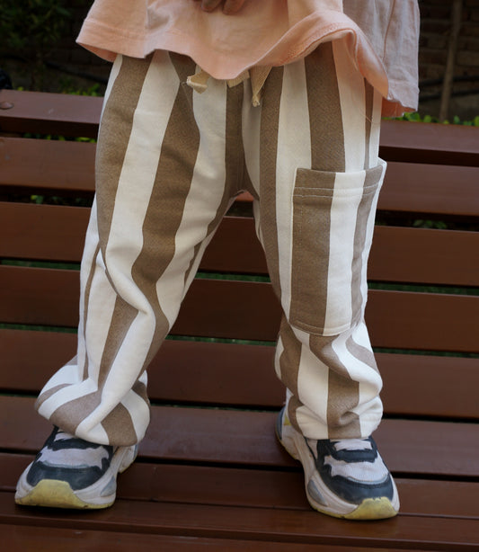 French Terry Collection: : Sand & Stripes Pants