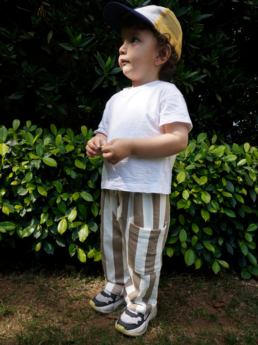 French Terry Collection: : Sand & Stripes Pants