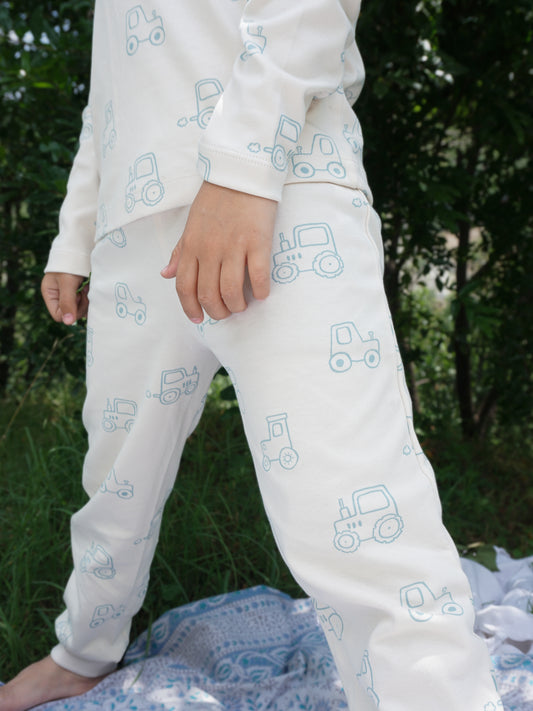 Tractor Trails PJ Set