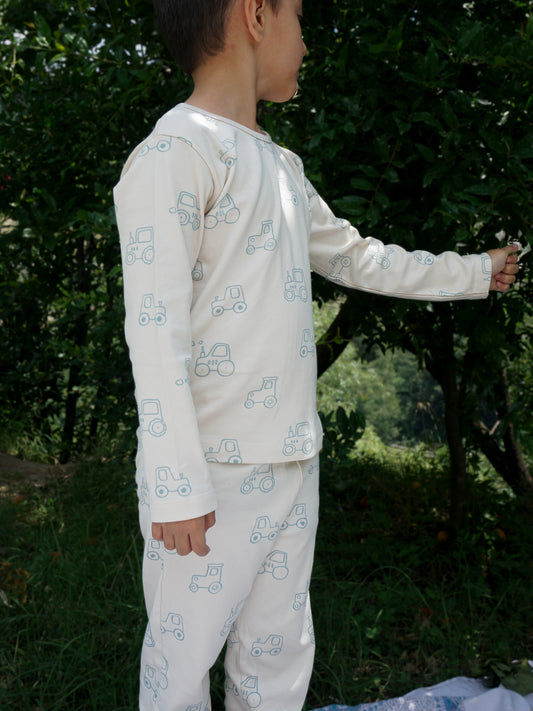 Tractor Trails PJ Set