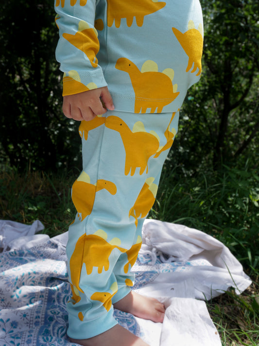 Orange Dino Cuddle Set