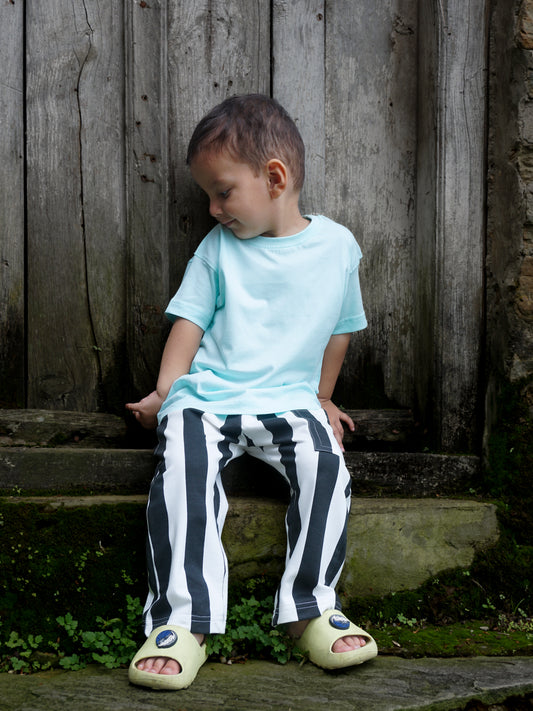 French Terry Collection: The Black & White Stripes