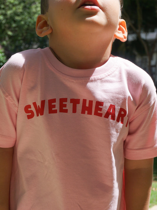 Sweetheart Print Cotton Co-ord Set for Kids – Gozi