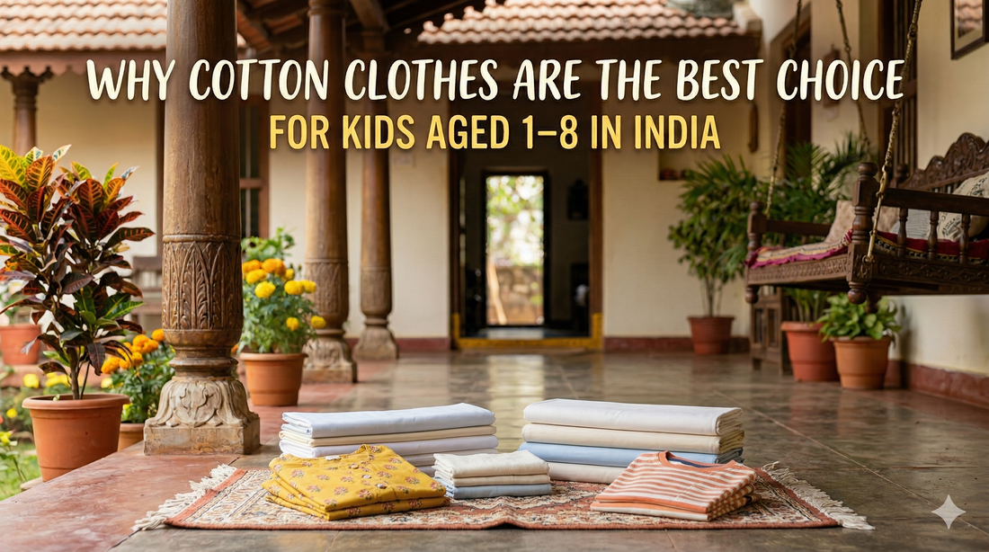 Why Cotton Clothes Are the Best Choice for Kids Aged 1–8 in India