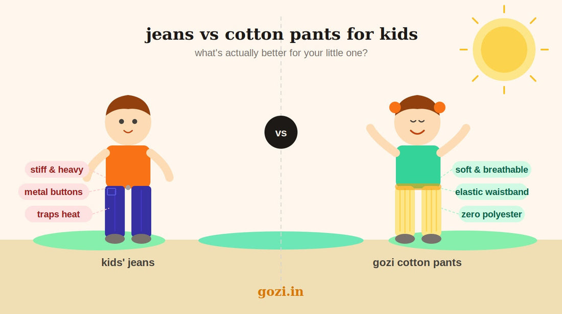 Jeans vs. Cotton Pants for Kids: An Honest Parent-to-Parent Conversation