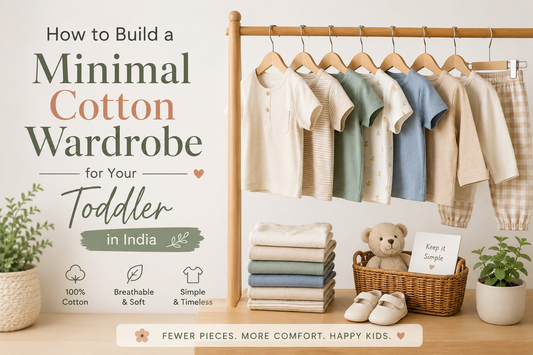 How to Build a Minimal Cotton Wardrobe for Your Toddler in India