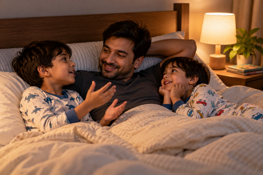 My Favourite Time of the Day With My Kids? Bedtime. When They Talk.