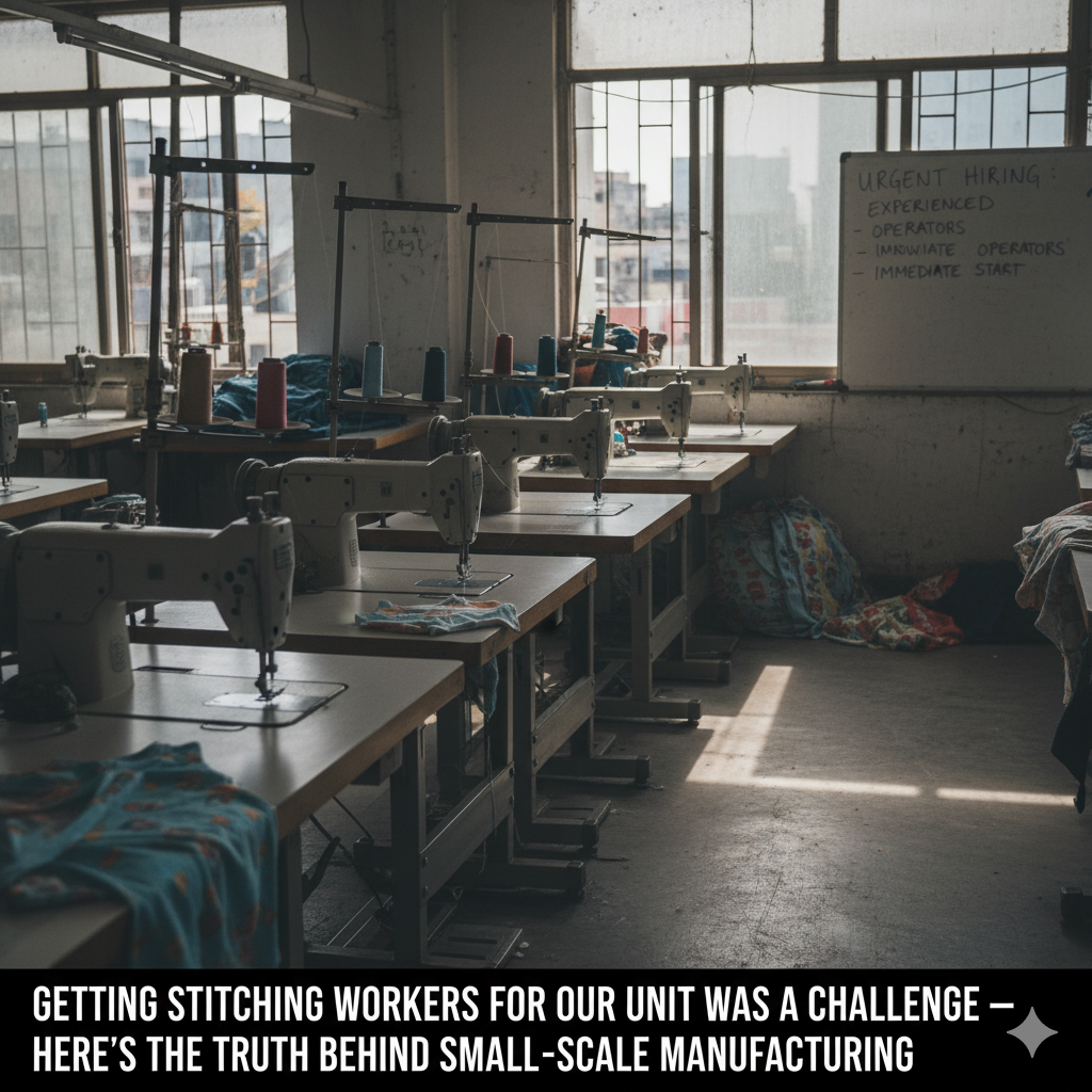 Getting Stitching Workers for Our Unit Was a Challenge — Here’s the Truth Behind Small-Scale Manufacturing