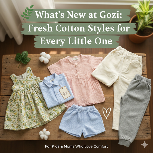 🌿 What’s New at Gozi: New Designs, New Styles but same old Best Quality Indian Cotton !