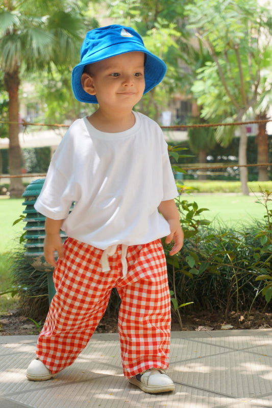 Cotton Pajamas for Baby Boys and Baby Girls - Cherry Check Pajama