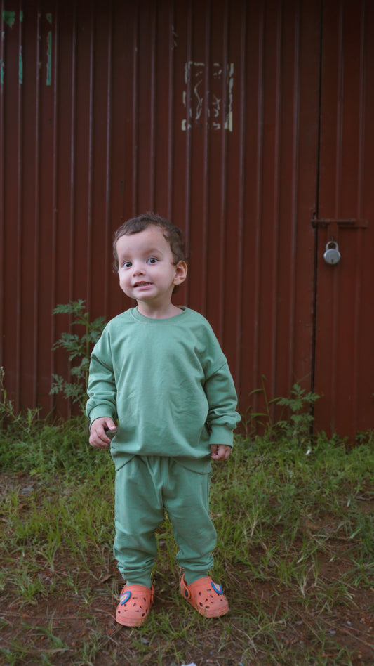 Whispering Pines 2 Piece Sweatshirt and Jogger Set For Baby Boys and Girls