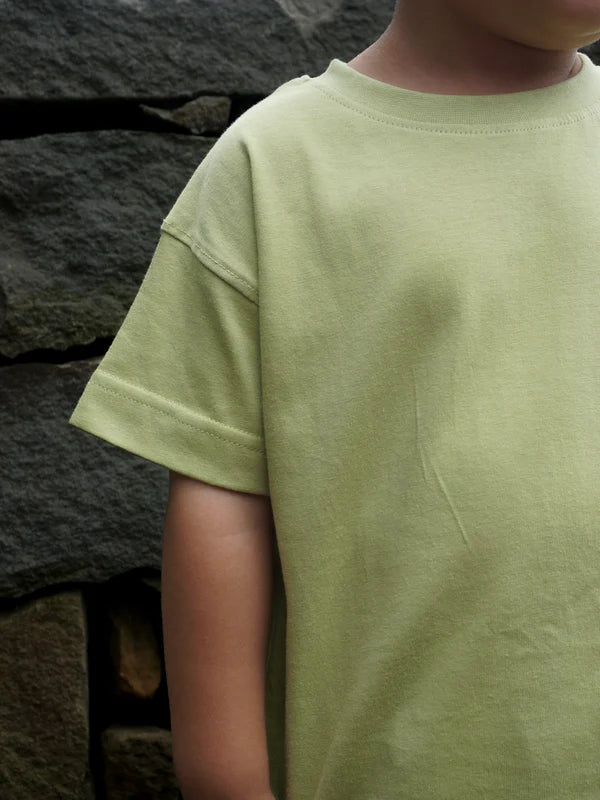 Pista Green Cotton T-Shirt for Kids – Gozi