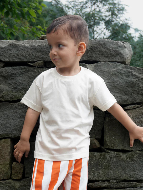 Vanilla Cotton T-Shirt for Kids – Gozi
