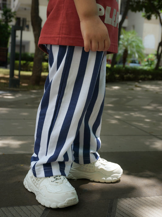 French Terry Collection: The Cool Blue Stripes