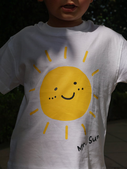 Sparkling Sun Fun Cotton T-Shirt for Kids – Gozi