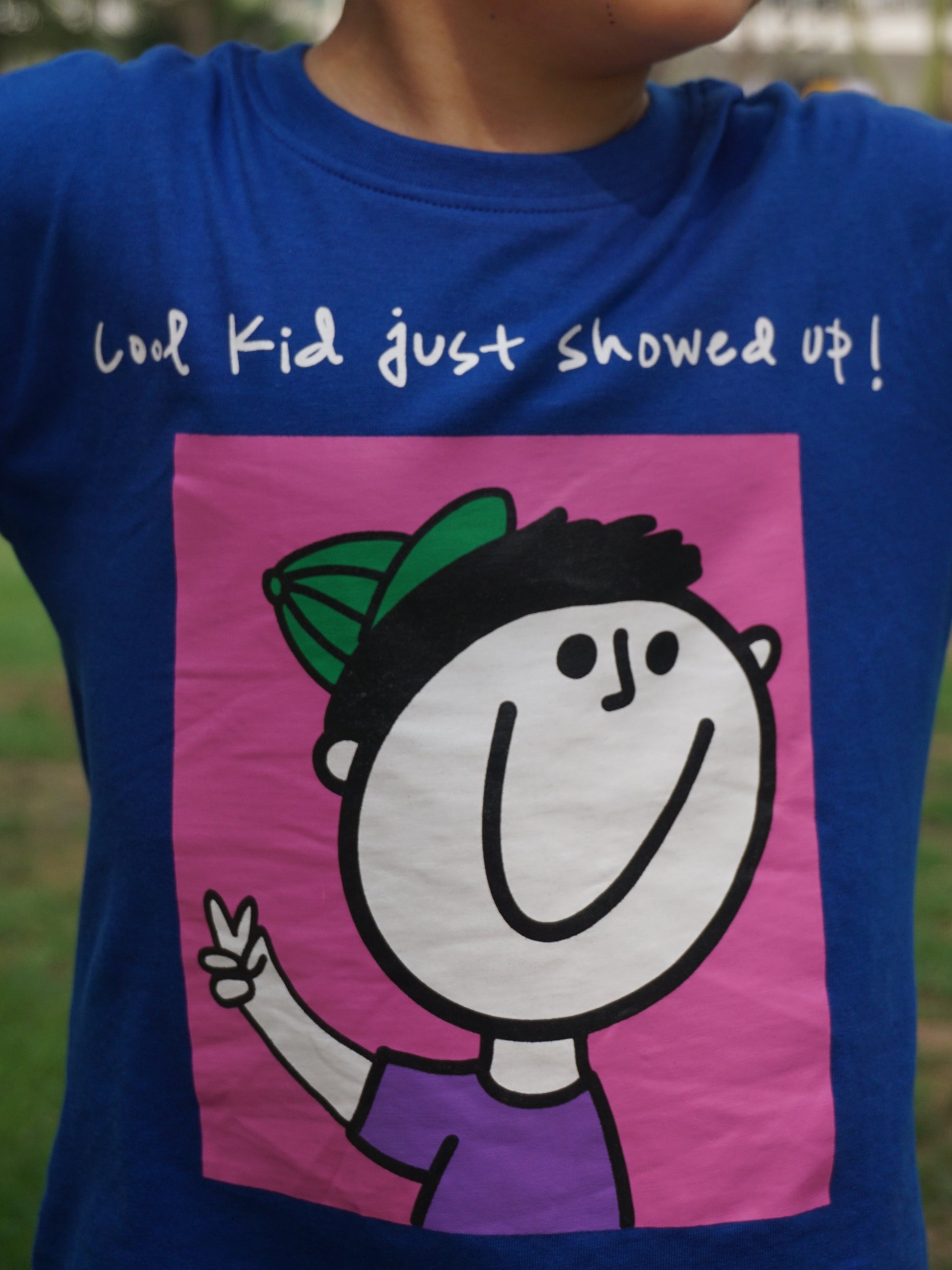 Coolest Kid on the Block Cotton Co-ord Set for Kids – Gozi