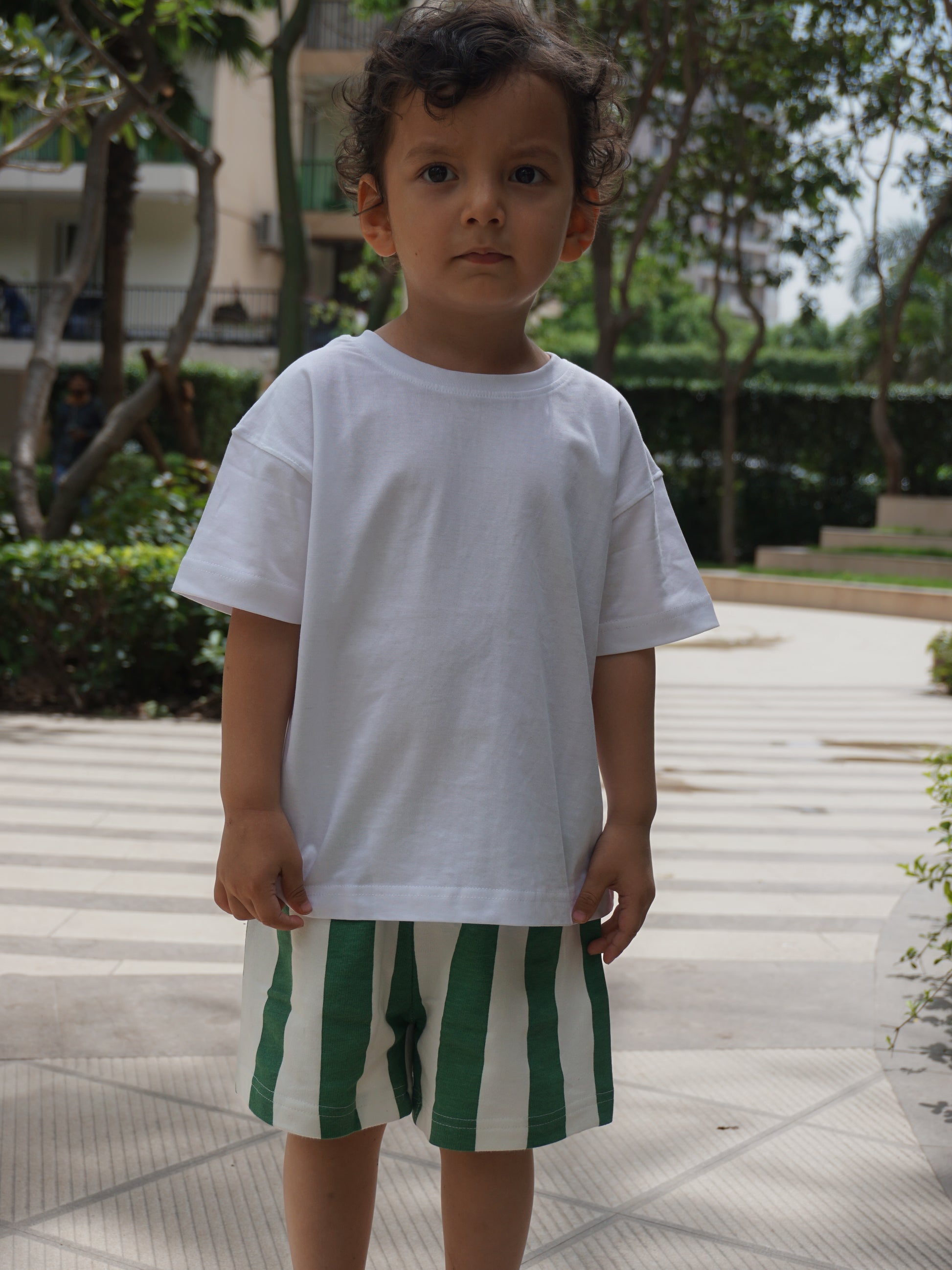 Out We Go Cotton Co-ord Set for Kids – Gozi