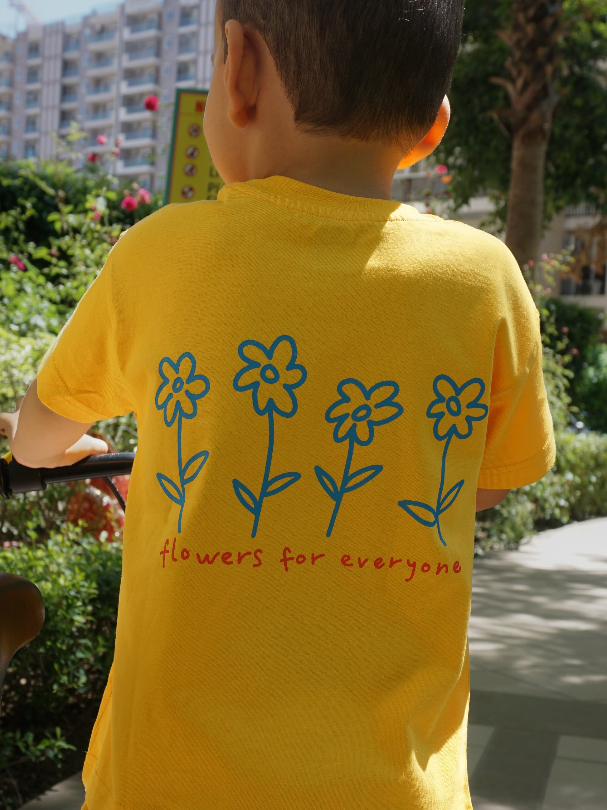 Flowers For Everyone Print Cotton Co-ord Set for Kids – Gozi