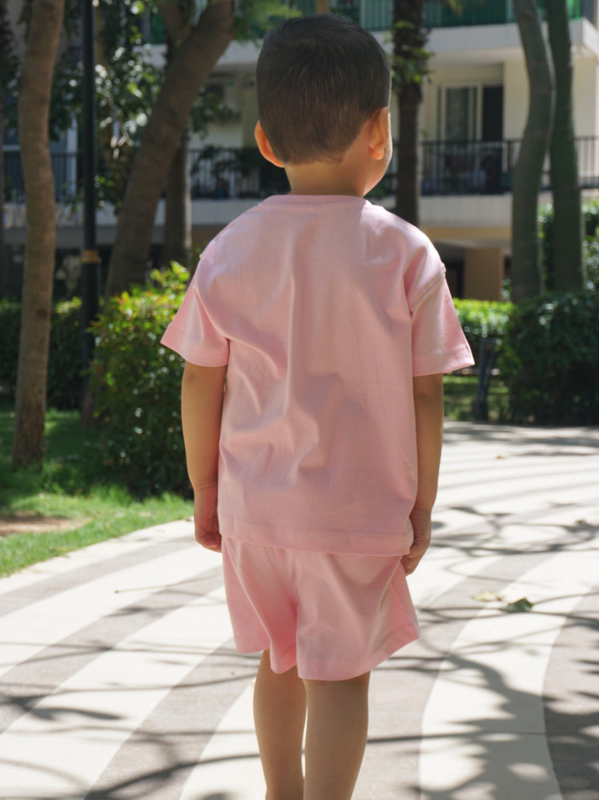 Sweetheart Print Cotton Co-ord Set for Kids – Gozi
