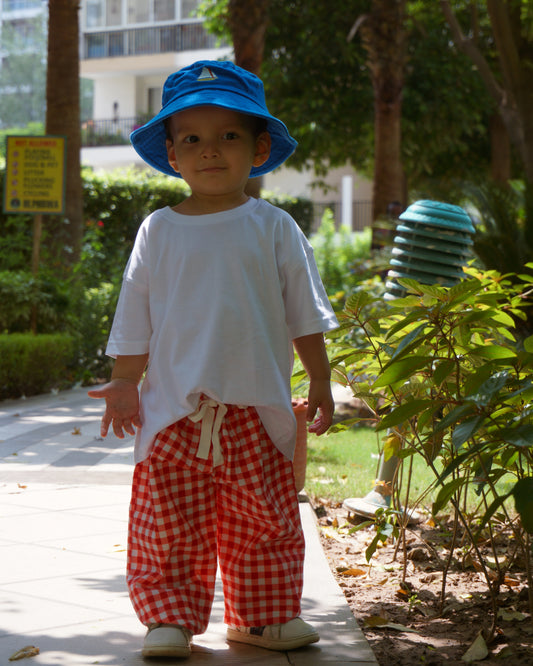 Cotton Pajamas for Baby Boys and Baby Girls - Cherry Check Pajama