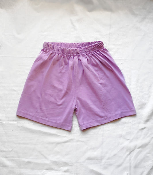 Lavender- Super Soft Cotton Shorts For Kids For Baby Boys and Girls